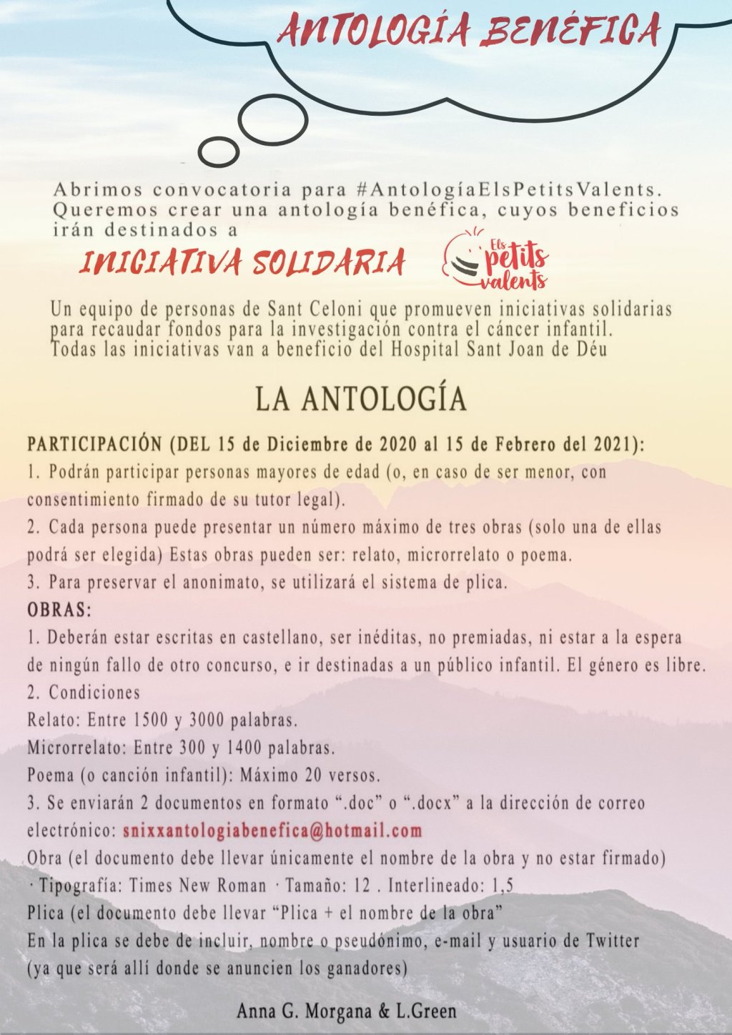 Antología benéfica: Els petits&nbsp;valents